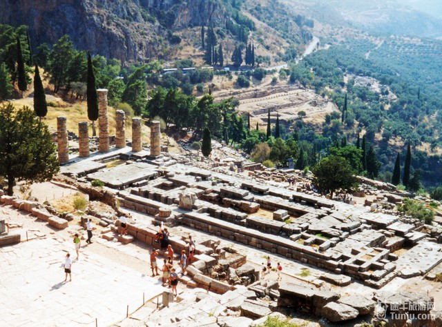 希腊旅游之德尔菲太阳神庙delphi