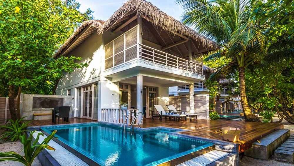 Family Duplex Beach Villa with private pool家庭复式沙滩泳池别墅 - 房型图片 3