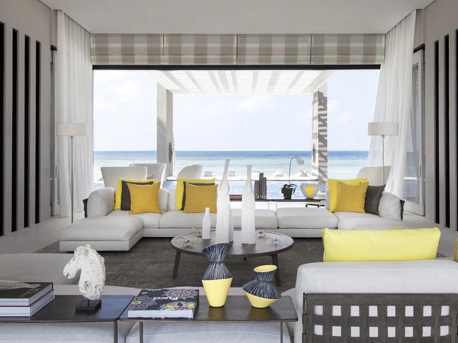 白马庄园私人岛(四卧室)Cheval Blanc Randheli Private Island - 客室画像 4