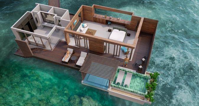 Overwater Sunset Pool Villa日落水上泳池别墅 - 房型图片 7