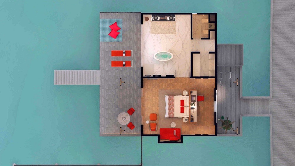 Water Villa 水上别墅 - 房型图片 3