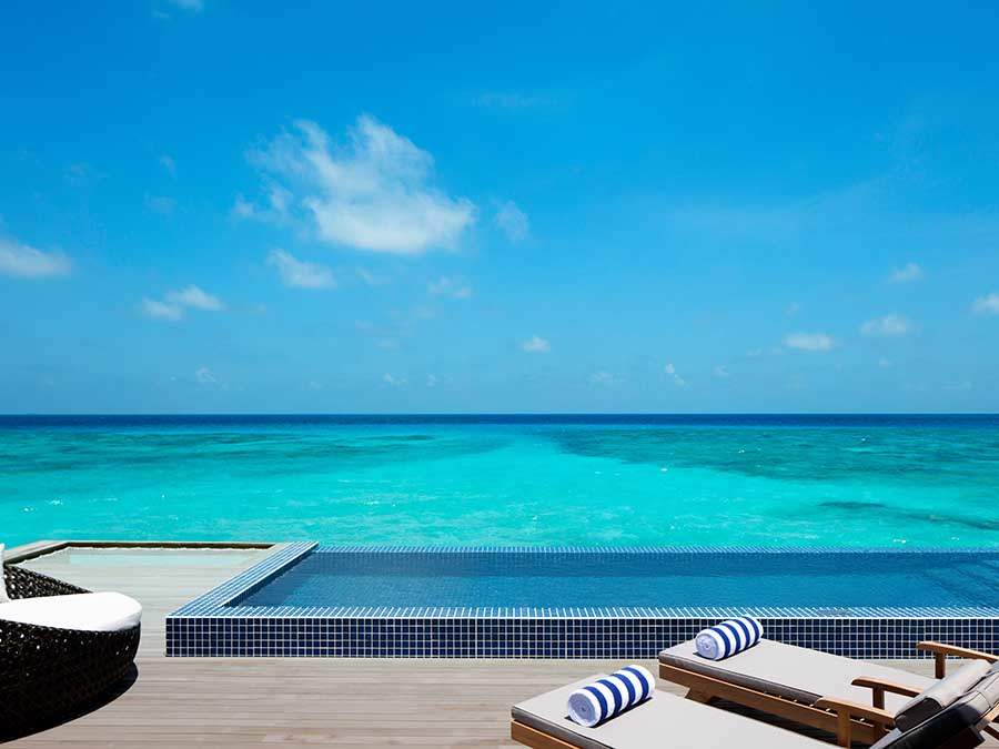 Overwater Villa Pool & Lagoon View水上泳池别墅（潟湖/日出/日落景观）