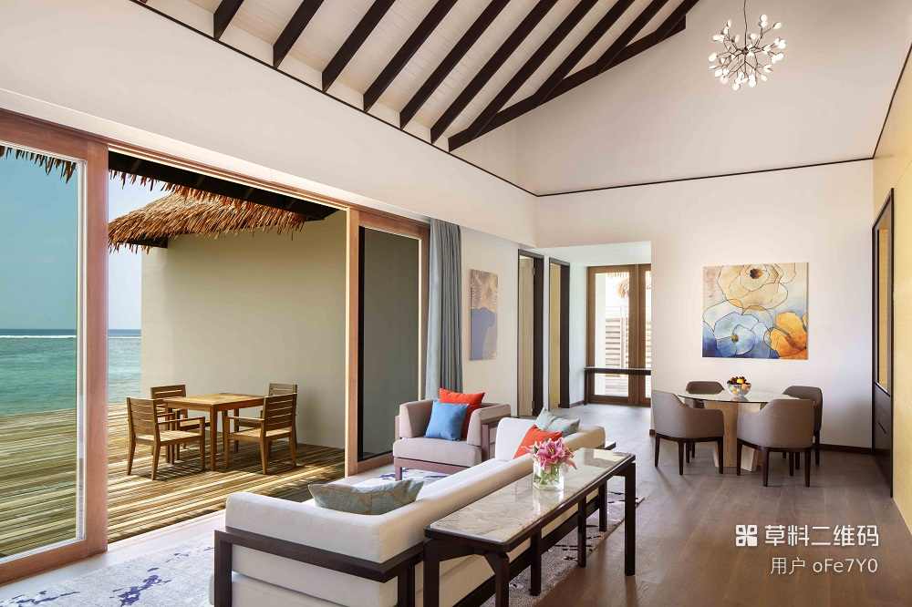 Overwater Villa 3 Bedrooms Pool & Lagoon View 三卧室水上泳池别墅（潟湖/日落景观） - 房型图片 2