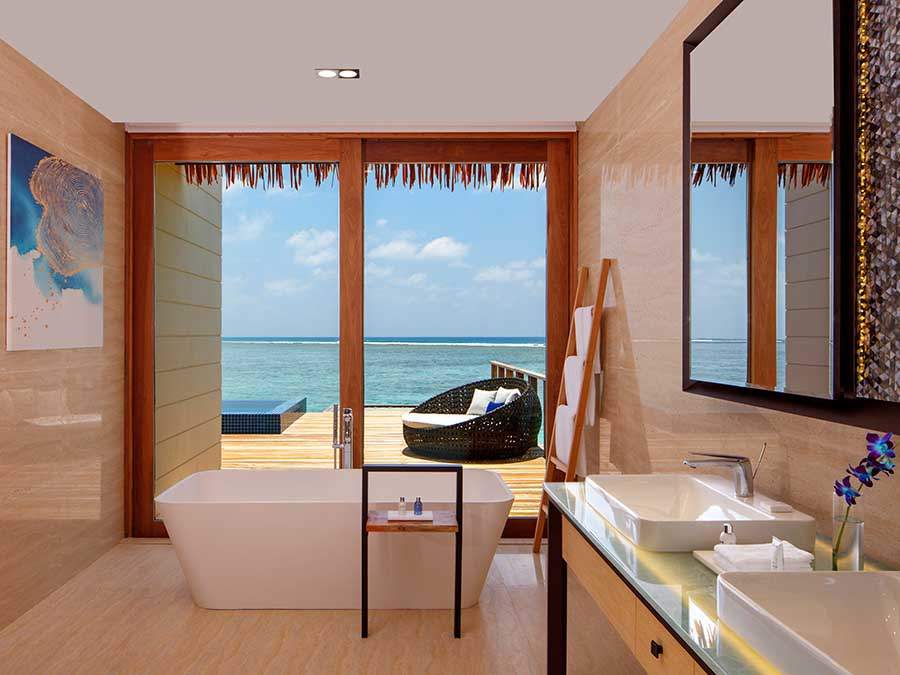 Overwater Villa 3 Bedrooms Pool & Lagoon View 三卧室水上泳池别墅(潟湖/日落景观) - 房型图片 6