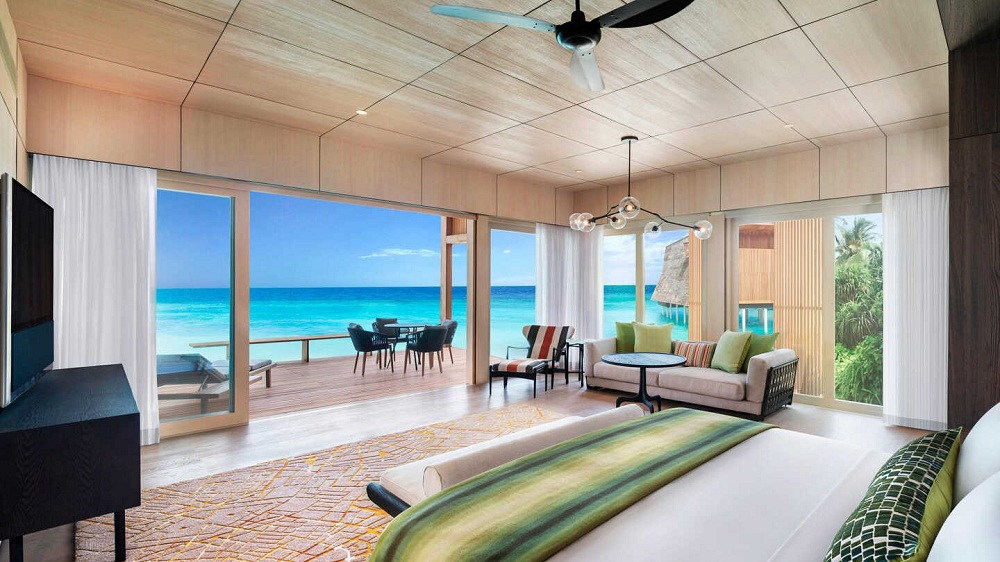 Two Bedroom Ocean Villa With Pool双卧室海洋泳池别墅（位于沙滩上） - 房型图片 4