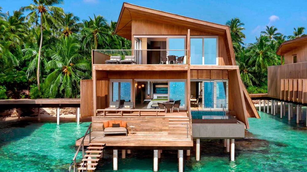 Two Bedroom Sunset Overwater Villa With pool 双卧室日落水上泳池别墅 - 房型图片 1