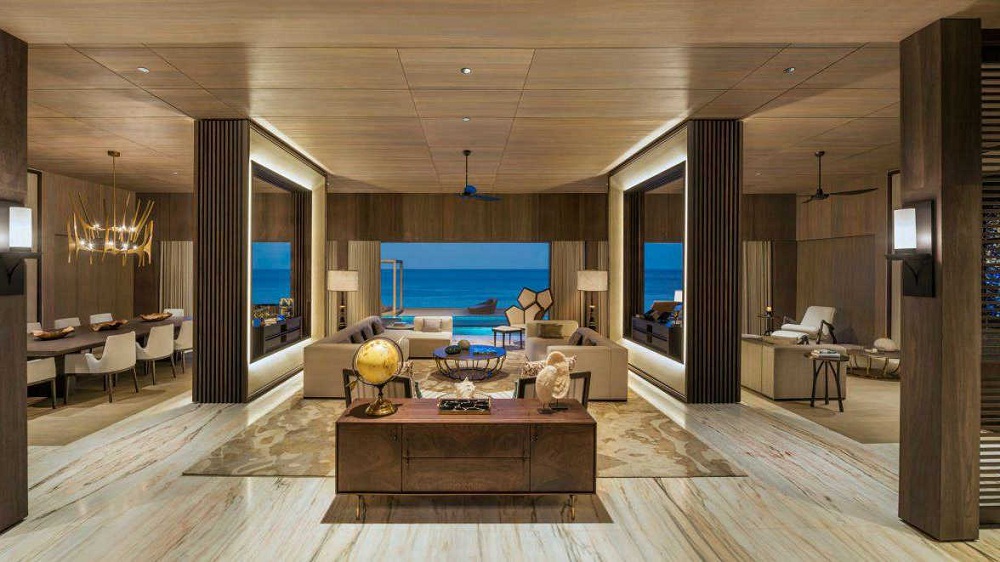 John Jacob Astor Estate (Three bedroom over water pool suite)约翰雅各伯阿斯特庄园（三卧室水上泳池套房） - 房型图片 4
