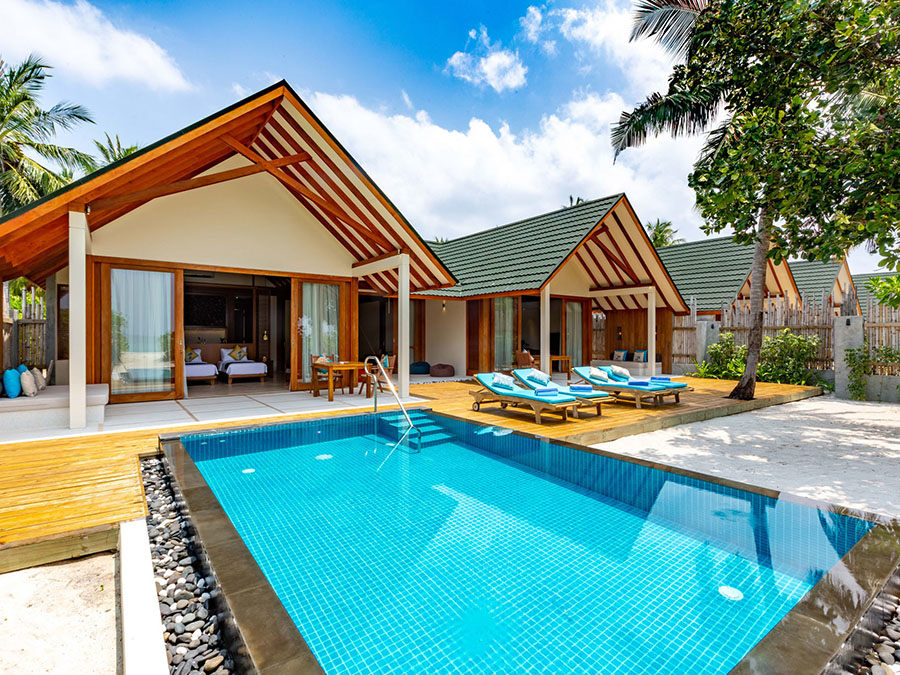 Two Bedrooms Beach Residence With Pool双卧室沙滩泳池住宅 - 房型图片 3