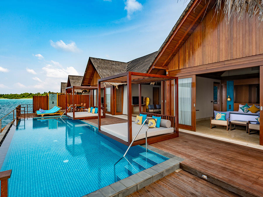 Two Bedrooms Reef Residence With Pool双卧室礁湖泳池住宅 - 房型图片 2