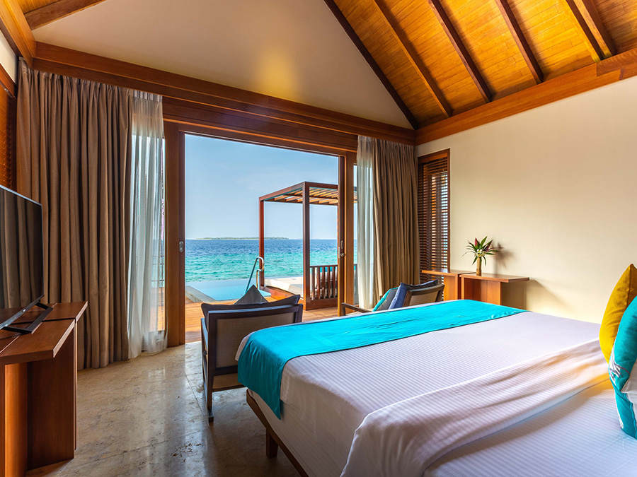 Two Bedrooms Reef Residence With Pool双卧室礁湖泳池住宅 - 房型图片 3