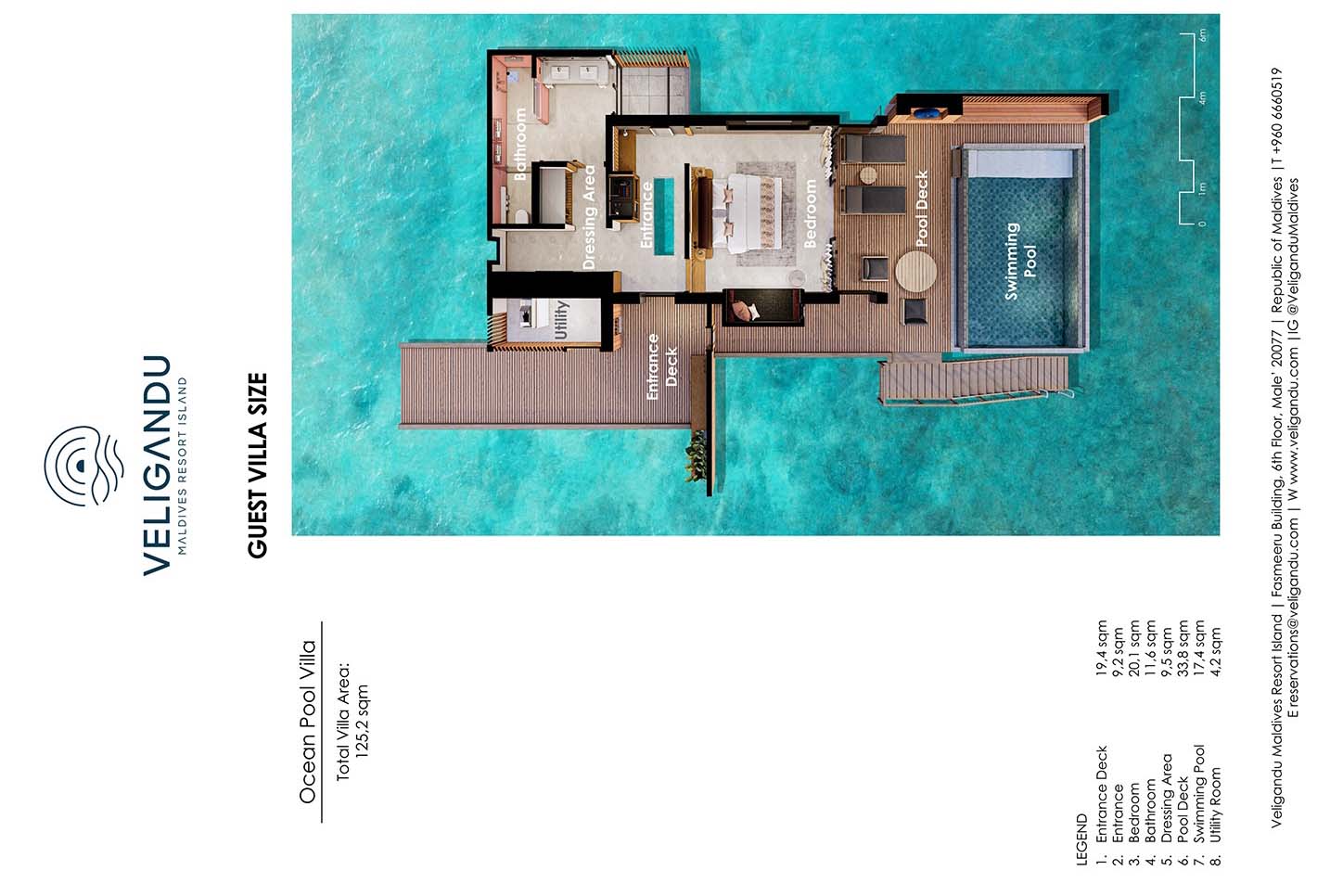 Ocean Pool Villa - Floor Plan 1